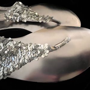 DV Dolce Vita muted Silver Sandals 8 1/2